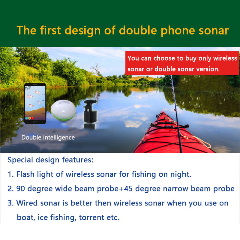 Wireless Mobile Phone Fish Finder Sonar - My Store