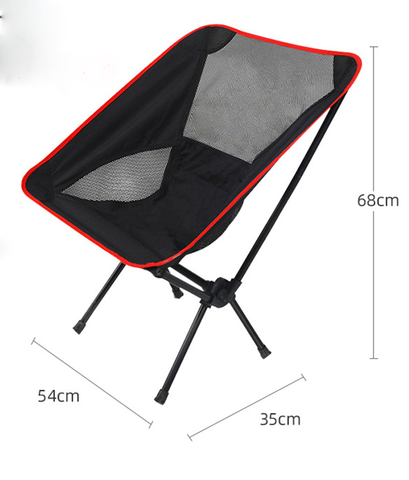 Ultralight Outdoor Folding Camping Chair Picnic Foldable Hiking Leisure Travel Beach Backpack Moon Chair Portable Fishing Chair - My Store