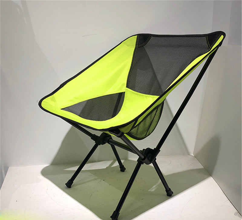 Ultralight Outdoor Folding Camping Chair Picnic Foldable Hiking Leisure Travel Beach Backpack Moon Chair Portable Fishing Chair - My Store