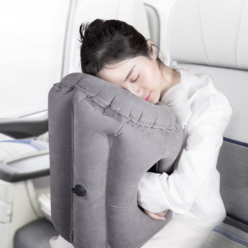 Sleeping inflatable pillow office travel nap airplane pillow - My Store