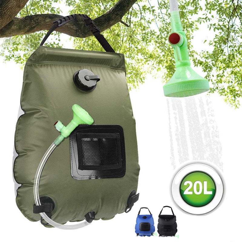 Outdoor Solar Bath Bag Camping Bath Water Storage Bag Portable 20L Bath Water Bag - My Store