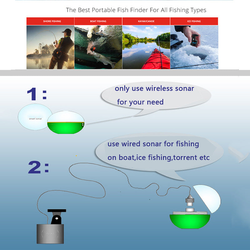 Wireless Mobile Phone Fish Finder Sonar - My Store